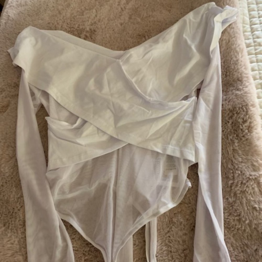 Off the shoulder bodysuit